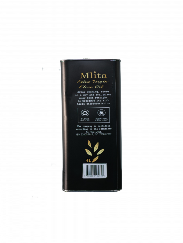 Mlita Olive Oil 1 lt. Cans - Image 3