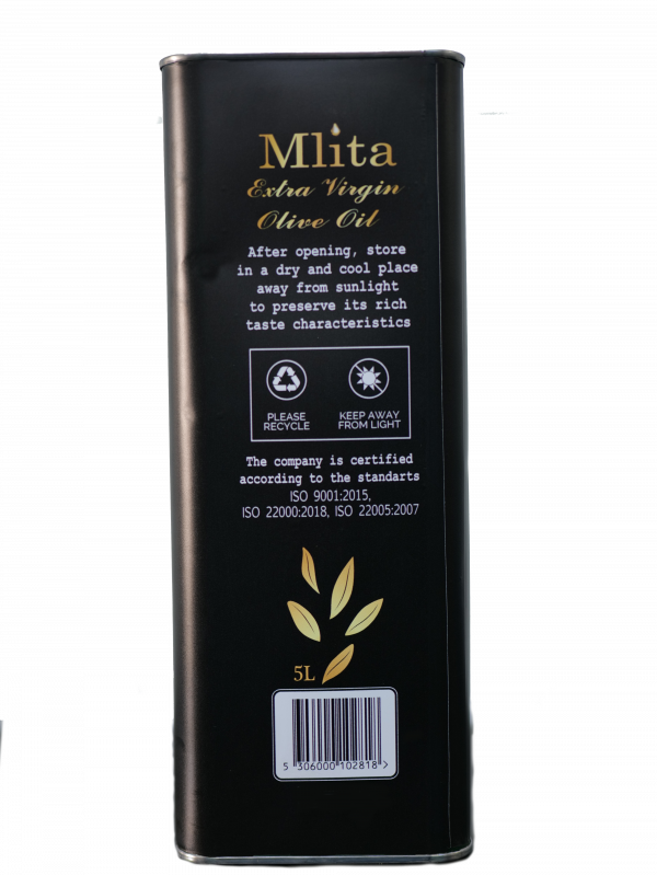 Mlita Olive Oil 5 lt. Cans - Image 3
